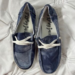 Gypsy Jazz Slip On Shoes Sz 7.5